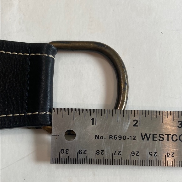 Sigrid Olsen Black Belt with Gold Buckle - Picture 11 of 14